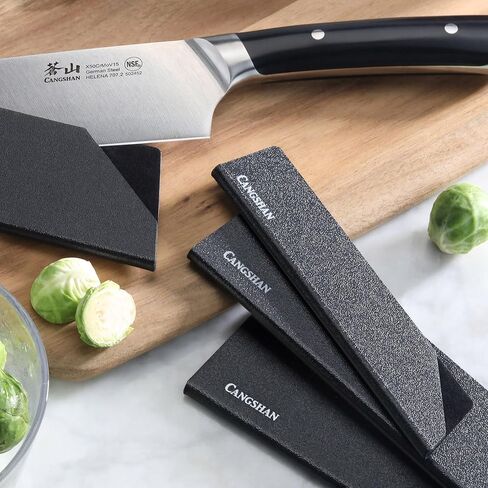 Cangshan 6-Piece Knife Edge Guard Set, 503633, Black in Saudi Arabia
