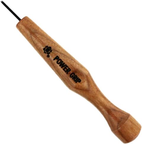 Mikisyo Hamono Honpo Power Grip carving knife, Alloy Steel & Iron Blade, 1.5MM Round, Wood Handle in Saudi Arabia
