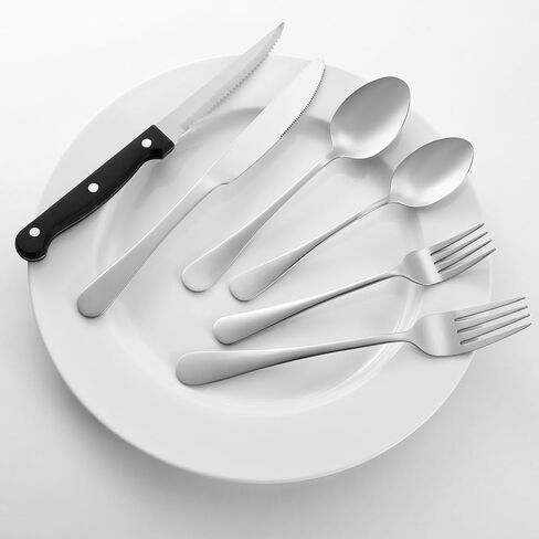 8 Pcs Dinner Forks Set, Food Grade Stainless Steel Forks Silverware, Metal Fork, Flatware Fork for Home, Kitchen or Restaurant, Mirror Polished, Dishwasher Safe, 8 Inches in Saudi Arabia