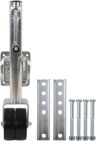 Trailer Jack Wheel - Bolt-On Swivel Tongue Jack, Boat Trailer Jack with Wheel, Trailer Jockey Wheel, Double Jockey Wheel,Folding Trailer Jockey Wheel, Heavy Du,150 kg in Saudi Arabia