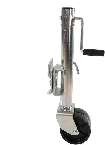 Trailer Jack Wheel - Bolt-On Swivel Tongue Jack, Boat Trailer Jack with Wheel, Trailer Jockey Wheel, Double Jockey Wheel,Folding Trailer Jockey Wheel, Heavy Du,150 kg in Saudi Arabia