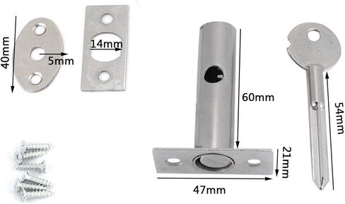 CHICIRIS أنبوب حديد قوي قفل جيد قفل إدراج مريح لباب مقاوم للحريق الهروب الممر فندق عائلة المصنع in Kuwait