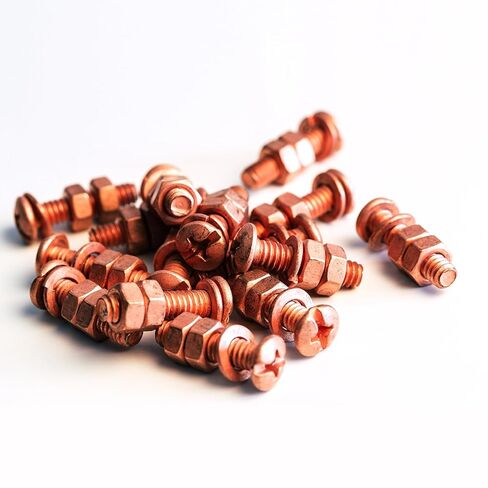 uxcell 75Pcs M14 Flat Washer Copper Washer Sealing Rings, 14mm ID 20mm OD 1.5mm Thickness Copper Crush Washers Metric Sealing Gasket for Plumbing Machinery Automotive in Saudi Arabia