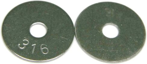 Fender Washers - 316 Stainless Steel 3/8" x 1-1/4" Qty 25 in Saudi Arabia