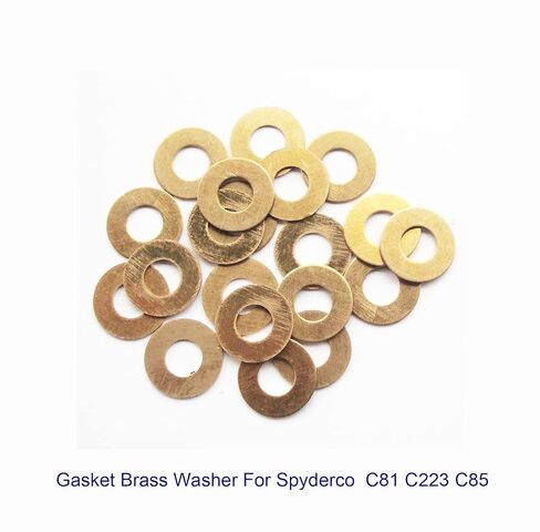 Compatible with C81 C223 C85 EDC Pocket Knife Brass Washer Gasket Replacement,Pivot Pin Washers Meson Shim Gasket,Folding Knives Cushion Pad Ring, 0.3x11x5.2 mm,Pack of 20 pcs in Kuwait