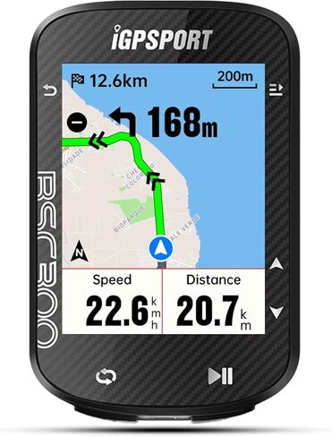 iGPSPORT BSC300 GPS Bike Computer, Wireless Offline MAP Navigation Off Course Warning Bluetooth ANT+ Cycling Computer Waterproof in Saudi Arabia