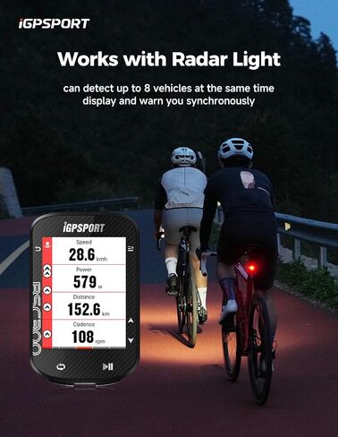 iGPSPORT BSC300 GPS Bike Computer, Wireless Offline MAP Navigation Off Course Warning Bluetooth ANT+ Cycling Computer Waterproof in Saudi Arabia