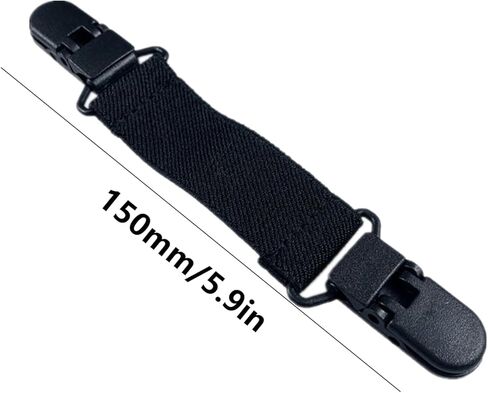 4 قطع من أحزمة الحذاء القابلة للتعديل - حذاء رعاة البقر ومشابك أرجل البنطلون، أشرطة ركاب للجنسين لركوب الدراجات النارية والملابس اليومية in Kuwait