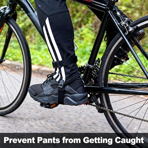 4 قطع من أحزمة الحذاء القابلة للتعديل - حذاء رعاة البقر ومشابك أرجل البنطلون، أشرطة ركاب للجنسين لركوب الدراجات النارية والملابس اليومية in Kuwait