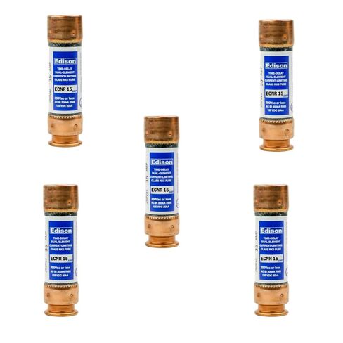 5-Pack جديد ECNR-15 ECNR-15A 250Vac صمام تأخير الوقت، ECNR-15 فئة الحد الحالي RK5 خرطوشة الصمامات in Kuwait