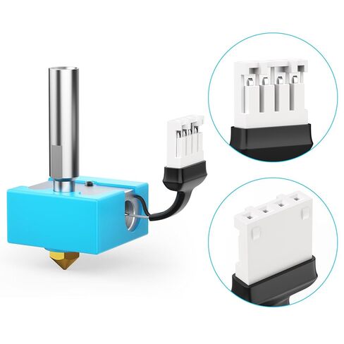 طابعة TINA2 Basic V9/V11 & TINA2S V10/V12 ثلاثية الأبعاد Hotend، غير متوافقة مع نماذج الطابعة الأخرى، يوصى بالتحقق من شهادة الجهاز عند استبدال الطابعة. in Saudi Arabia