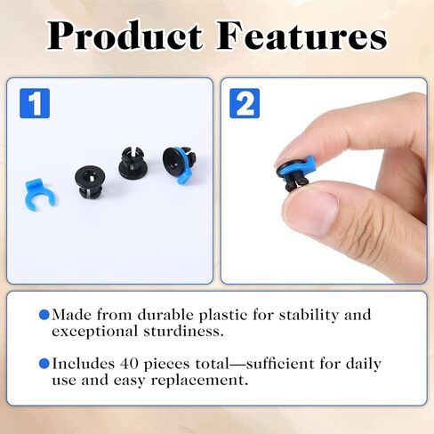 40 PCS Bowden Tube Coupler 1.75mm Bowden Tube Connector 3D Printer Clips Collet Clamp Clip Bowden-Collet 3D Printer Parts Accessories for 3D-Printers in Saudi Arabia