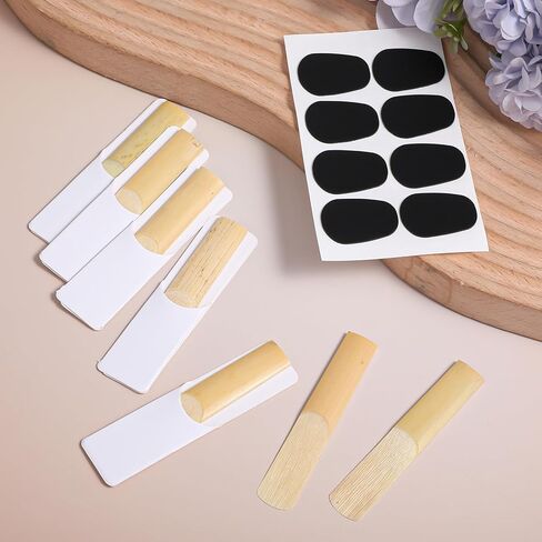 Sibba Tenor Sax Mouthpiece Kit with 10 Reeds & 16 Pads Complete Professional Saxophone Accessories Set for Beginners and Players Black Silicone Mouthpiece Cushions Pads Fit for Tenor Sax Parts in Saudi Arabia