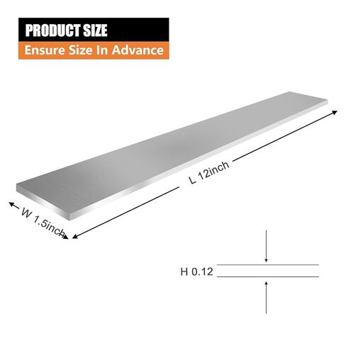 80CRV2 Steel Flat Stock 1/8 Knife Making Steel Bar Forging Steel (4pcs, 12"x1.5"x1/8") in Saudi Arabia