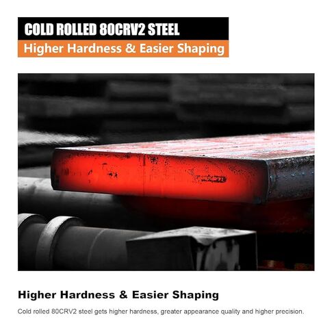 80CRV2 Steel Flat Stock 1/8 Knife Making Steel Bar Forging Steel (4pcs, 12"x1.5"x1/8") in Saudi Arabia