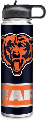 Rico Industries NFL Football Chicago Bears Alternate 22oz Stainless Steel Tumbler with Lid - Great For Coffee, Tea, Water or Cocktails in Saudi Arabia
