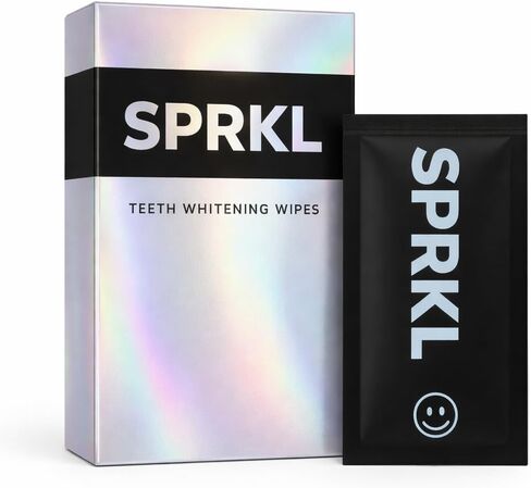 SPRKL Wine Wipes for Teeth – Instant Red Wine Stain Remover, Mint Fresh, 20 Pack Disposable Teeth Wipes in Kuwait