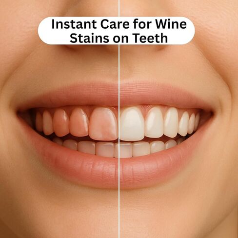 SPRKL Wine Wipes for Teeth – Instant Red Wine Stain Remover, Mint Fresh, 20 Pack Disposable Teeth Wipes in Kuwait