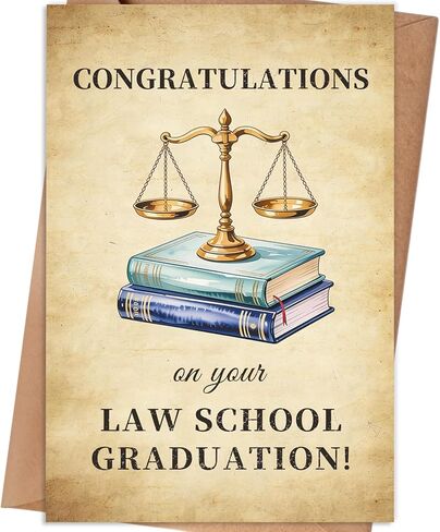 Law School Graduation Card, Congratulations on Law School Graduation Cards & Gifts for New Lawyers in Kuwait