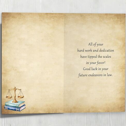 Law School Graduation Card, Congratulations on Law School Graduation Cards & Gifts for New Lawyers in Kuwait
