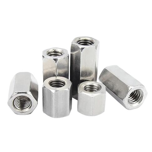 GB56 M6 M8 M10 M12 M14 M16 304 الفولاذ المقاوم للصدأ إطالة العمود السداسي المشترك اقتران الجوز توصيل قضيب طويل (M10 × 17 × 25 (2 قطعة)) in Kuwait