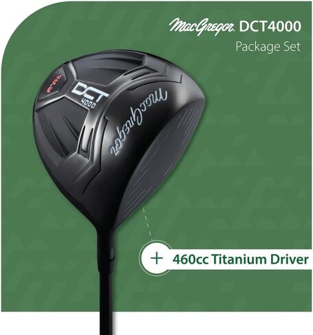MacGregor Golf DCT4000 Golf Clubs Set with Bag, Mens Left Hand (9 Clubs / 13 Pieces) in Saudi Arabia