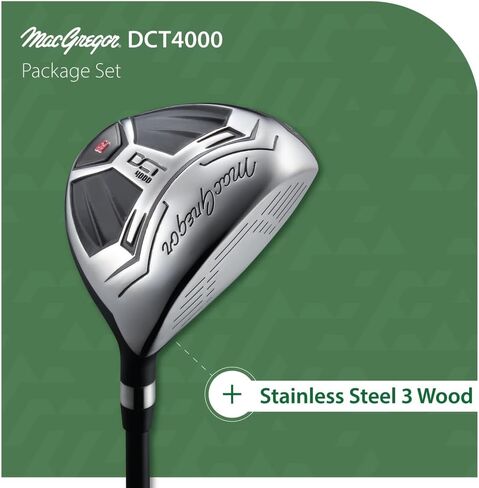 MacGregor Golf DCT4000 Golf Clubs Set with Bag, Mens Left Hand (9 Clubs / 13 Pieces) in Saudi Arabia