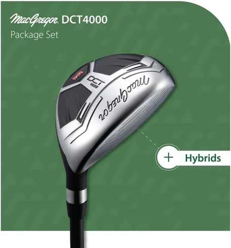 MacGregor Golf DCT4000 Golf Clubs Set with Bag, Mens Left Hand (9 Clubs / 13 Pieces) in Saudi Arabia