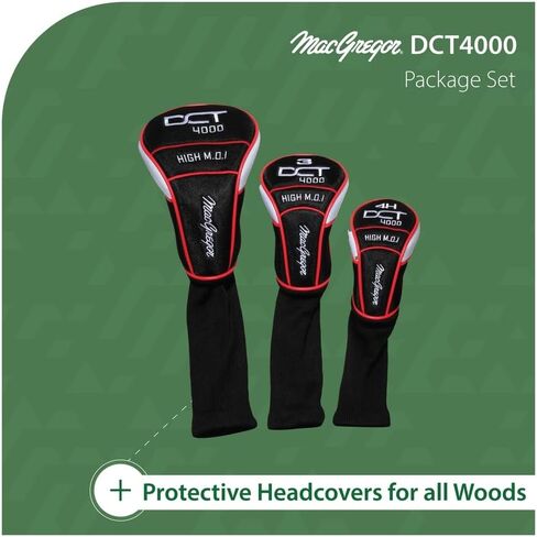 MacGregor Golf DCT4000 Golf Clubs Set with Bag, Mens Left Hand (9 Clubs / 13 Pieces) in Saudi Arabia