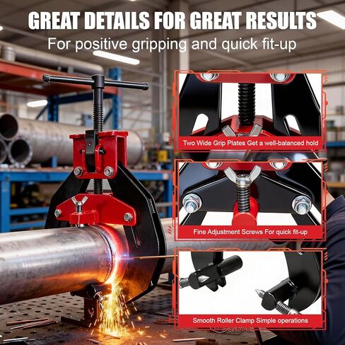 مشبك محاذاة الأنابيب سريع الإصدار 1 "-3"، أداة لحام ومقبض T للأنابيب والفلنجات والمحملات in Kuwait