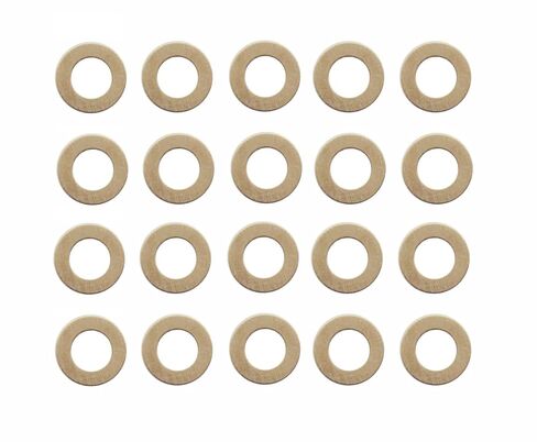 Compatible with Bugout AXIS Lock 535 EDC Pocket Knife Brass Washer Gasket,Folding Knives Replacement Cushion pad Ring,Pivot pin washers Meson Shim Washer, 0.4x9x5.2 mm,Pack of 20 pcs in Kuwait