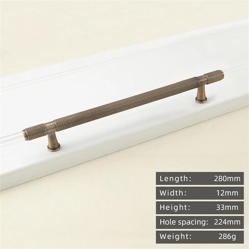 Solid Brass Cross Cabinet T-Handle Antique Door Drawer Pull 1Pcs(8822-224) in Saudi Arabia