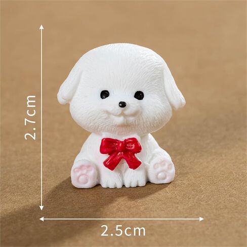 Cute Mini Creative Bichon Frise Hinge Heads Decorative Topper Set 6PCS, Home Decoration,Magnetic Hinge Head Toppers Door Hinge in Saudi Arabia