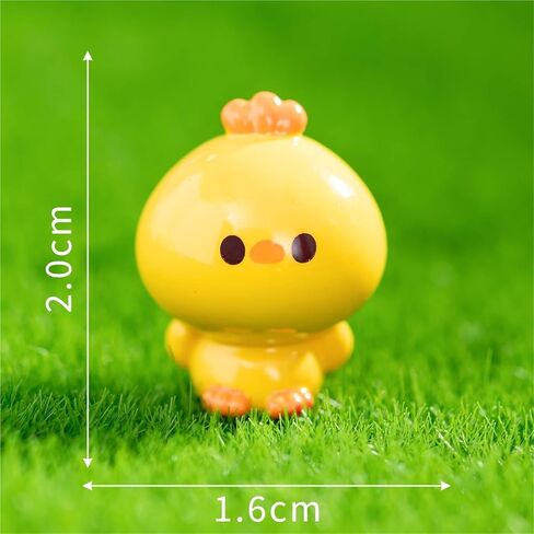 لطيف صغير الإبداعية الفرخ، الديك المفصلي رؤساء الزخرفية توبر مجموعة 6PCS، ديكور المنزل، رئيس المفصلي المغناطيسي القبعات العالية الباب المفصلي in Saudi Arabia