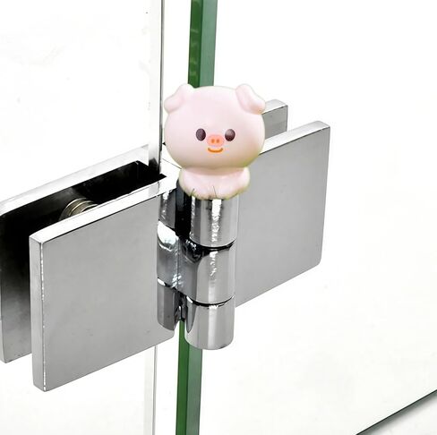 Cute Mini Creative Piglet Hinge Heads Decorative Topper Set 6PCS, Home Decoration,Magnetic Hinge Head Toppers Door Hinge in Saudi Arabia