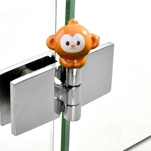 Cute Mini Creative Little Monkey Hinge Heads Decorative Topper Set 6PCS, Home Decoration,Magnetic Hinge Head Toppers Door Hinge in Saudi Arabia