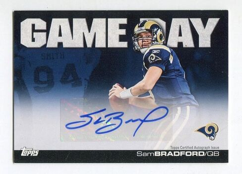 سام برادفورد 2011 Topps Game Day بطاقة المبتدئين الموقعة - بطاقات المبتدئين الموقعة لكرة القدم in Saudi Arabia
