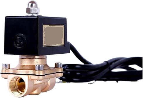 1/2 "24 فولت 110 فولت 220 فولت 12 فولت صمام الملف اللولبي النحاسي المغلق عادة التمثيل المباشر (NPT_12VDC) in Kuwait