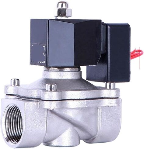 1 "صمام الملف اللولبي من الفولاذ المقاوم للصدأ غير القابل للتدفئة عادة 12 فولت 220 فولت 24 فولت 110 فولت 240 فولت صمام الملف اللولبي ذو الضغط الصفري (NPT_12VDC) in Kuwait