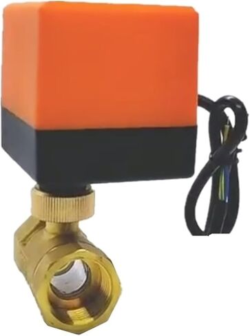 DN15 DN20 DN25 DN32 DN40 صمام كروي AC220V 3-Wire 2-Way Control صمام كروي نحاسي ثابت (1,220 فولت_2 اتجاه) in Kuwait