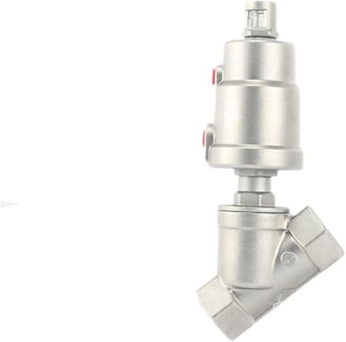 DN10 الفولاذ المقاوم للصدأ صمام مقعد زاوية المحرك الهوائي صمام مقعد هوائي 16bar لزيت غاز البخار مغلق عادة (مغلق عادة، عمل واحد) in Kuwait