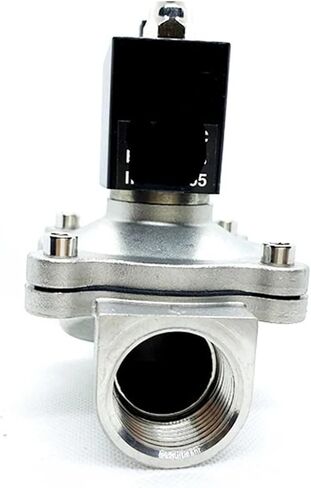 1 "صمام الملف اللولبي مغلق عادة الفولاذ المقاوم للصدأ IP65 مقاوم للماء 220 فولت 12 فولت 24 فولت صمام الملف اللولبي للمياه والغاز (NPT_380VAC_NBR-Seal) in Kuwait