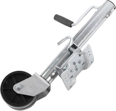 1500 lbs Swivel Boat Trailer Jack with Dual Wheel, Heavy Duty Steel, 360 Degree Rotatable, Bolt On Trailer Jack, Ergonomic Handle in Kuwait