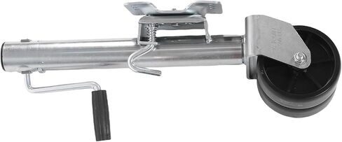 1500 lbs Swivel Boat Trailer Jack with Dual Wheel, Heavy Duty Steel, 360 Degree Rotatable, Bolt On Trailer Jack, Ergonomic Handle in Kuwait