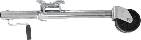 1500 lbs Swivel Boat Trailer Jack with Dual Wheel, Heavy Duty Steel, 360 Degree Rotatable, Bolt On Trailer Jack, Ergonomic Handle in Kuwait