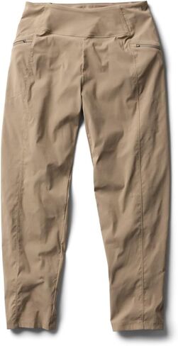Mountain Hardwear Women's Dynama High Rise Ankle Pant, Khaki, Small x Regular in Saudi Arabia