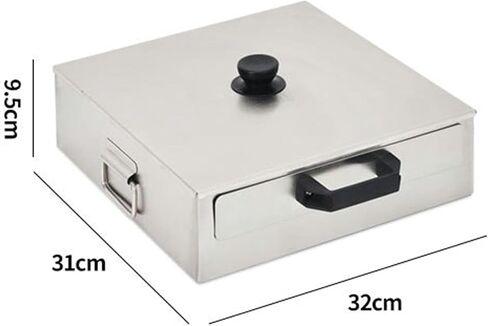 Stainless Steel Rice Noodle Roll Steamer, with Handle Steam Tray Rice Roll Steamer 2-Layer Rice Noodle Roll Steamer Suitable for Home and Business- in Kuwait