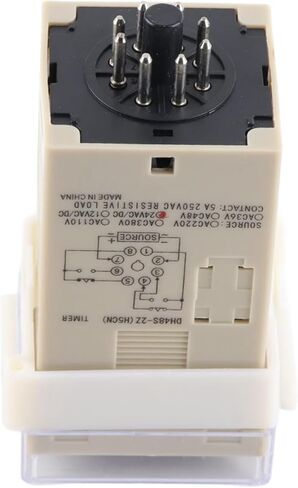 Time Relay, O111ROM DH48S 2Z Time Relay, 8 Pins 0.01S-9999H Digital LCD Display Timer Control Time Relay, Switches & Relays (24VAC/DC) in Saudi Arabia