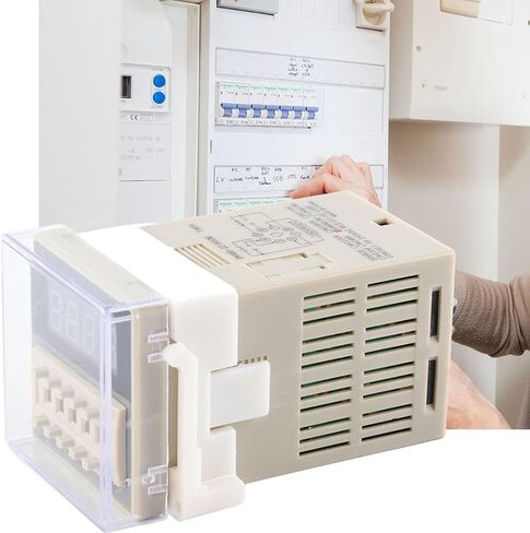 Time Relay, O111ROM DH48S 2Z Time Relay, 8 Pins 0.01S-9999H Digital LCD Display Timer Control Time Relay, Switches & Relays (24VAC/DC) in Saudi Arabia