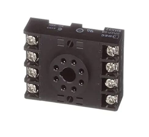 SR2P-06 - مقبس مرحل، سكة DIN، برغي، 8 دبابيس، 10 أمبير، 300 فولت، سلسلة GT3 (حزمة من 5) (SR2P-06) in Saudi Arabia